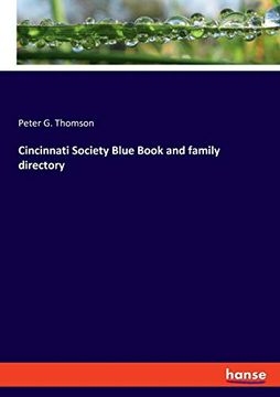 portada Cincinnati Society Blue Book and Family Directory (en Inglés)