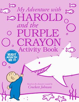 portada My Adventure With Harold and the Purple Crayon Activity Book (en Inglés)
