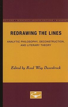 portada redrawing the lines: analytic philosophy, deconstruction, and literary theory (en Inglés)