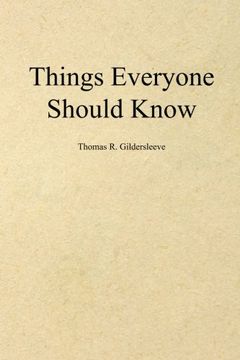 portada Things Everyone Should Know
