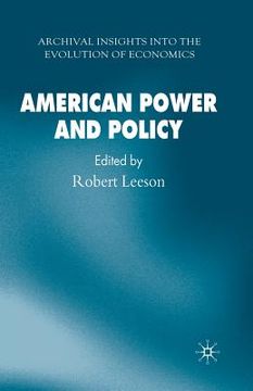 portada American Power and Policy (en Inglés)