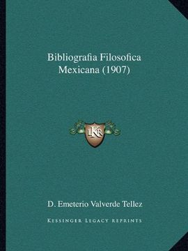 portada Bibliografia Filosofica Mexicana (1907)