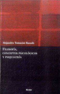 portada Filosofía, Conceptos Psicológicos y Psiquiatría (in Spanish)