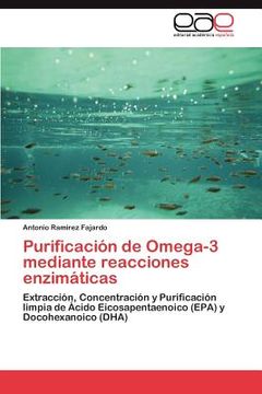 portada purificaci n de omega-3 mediante reacciones enzim ticas (en Inglés)