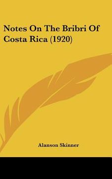 portada notes on the bribri of costa rica (1920) (en Inglés)