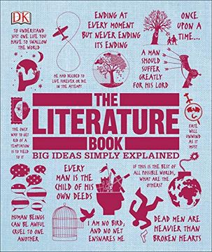portada The Literature Book: Big Ideas Simply Explained (en Inglés)