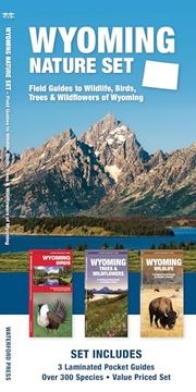 portada Wyoming Nature Set: Field Guides to Wildlife, Birds, Trees & Wildflowers of Wyoming (en Inglés)