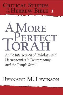 portada Critical Studies in the Hebrew Bible: At the Intersection of Philology and Hermeneutics in Deuteronomy and the Temple Scroll