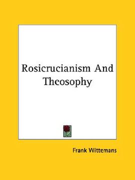 portada rosicrucianism and theosophy (in English)