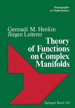 portada Theory of Functions on Complex Manifolds (en Inglés)