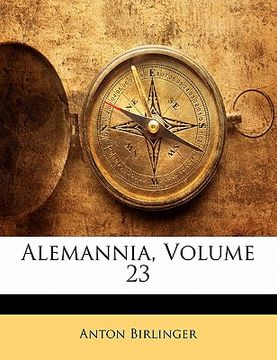 portada Alemannia, Volume 23 (en Alemán)
