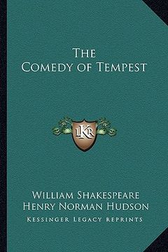 portada the comedy of tempest (en Inglés)