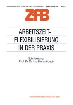 portada Arbeitszeitflexibilisierung in der Praxis (Zeitschrift für Betriebswirtschaft) (German Edition)