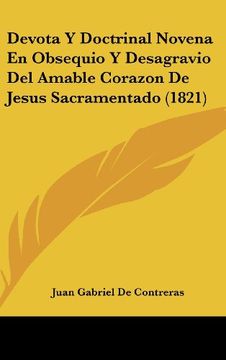 portada Devota y Doctrinal Novena en Obsequio y Desagravio del Amable Corazon de Jesus Sacramentado (1821)