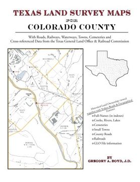portada Texas Land Survey Maps for Colorado County (in English)