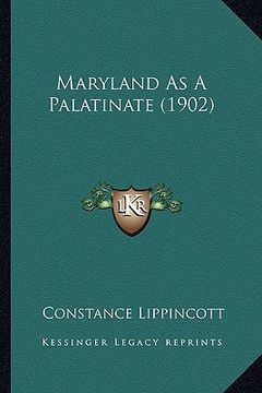 portada maryland as a palatinate (1902)