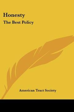 portada honesty: the best policy (en Inglés)