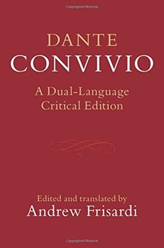 portada Dante: Convivio: A Dual-Language Critical Edition