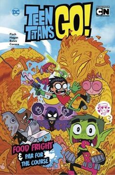 portada Food Fright and par for the Course (dc Comics: Dc Teen Titans Go! ) 