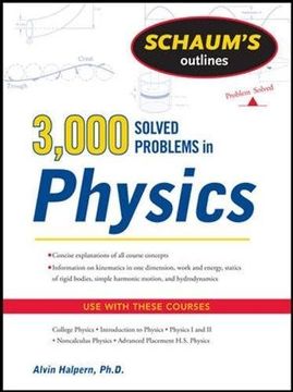 portada schaum`s outlines 3,000 solved problems in physics (in English)