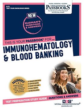 portada Immunohematology & Blood Banking (in English)