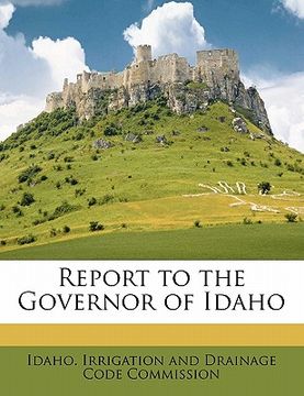 portada report to the governor of idaho (en Inglés)