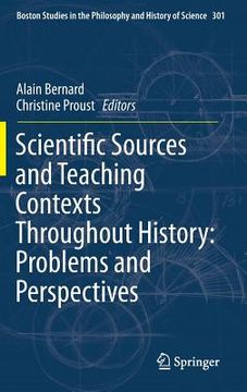 portada ancient scientific sources and teaching contexts: problems and perspectives (en Inglés)