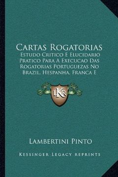 portada Cartas Rogatorias (in Portuguese)