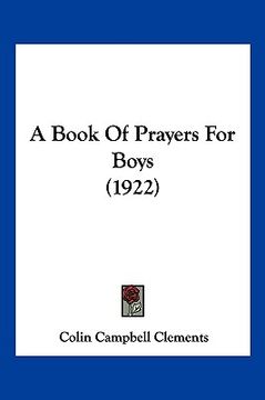 portada a book of prayers for boys (1922)