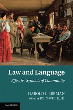 portada Law and Language: Effective Symbols of Community (en Inglés)
