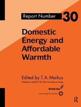 portada Domestic Energy and Affordable Warmth (en Inglés)