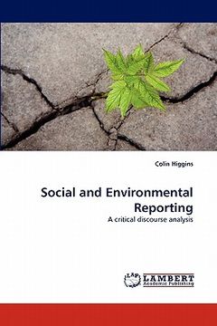 portada social and environmental reporting (en Inglés)