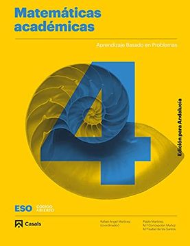 portada Matemáticas Académicas 4 eso Andalucía (Código Abierto) (in Spanish)