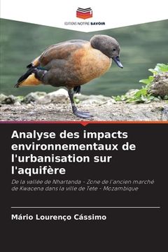 portada Analyse des impacts environnementaux de l'urbanisation sur l'aquifère (en Francés)