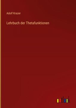 portada Lehrbuch der Thetafunktionen (en Alemán)