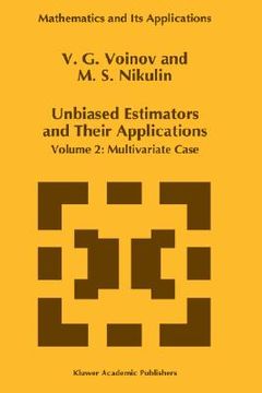portada unbiased estimators and their applications: volume 2: multivariate case (en Inglés)