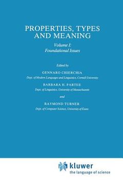 portada properties, types and meaning: volume i: foundational issues