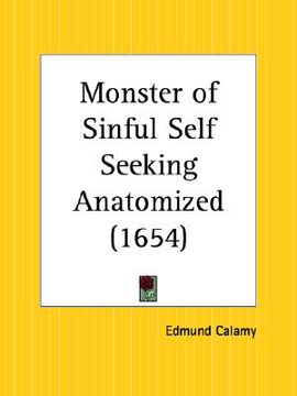 portada monster of sinful self seeking anatomized (en Inglés)