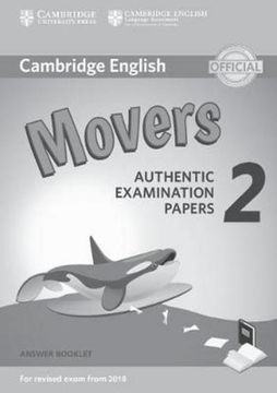 portada Cambridge English Young Learners 2 for Revised Exam from 2018 Movers Answer Booklet: Authentic Examination Papers (en Inglés)