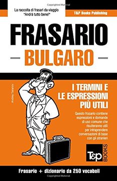 portada Frasario Italiano-Bulgaro e mini dizionario da 250 vocaboli