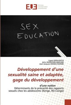 portada Développement d'une sexualité saine et adaptée, gage du développement (en Francés)