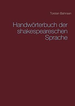 portada Handwörterbuch der Shakespeareschen Sprache (en Alemán)