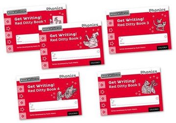 portada Read Write Inc. Phonics: Get Writing! Red Ditty Books 1-5 Mixed Pack of 5