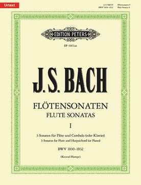 portada Flute Sonatas, Bwv 1030-1032 for Flute and Harpsichord (Piano) (en Inglés)