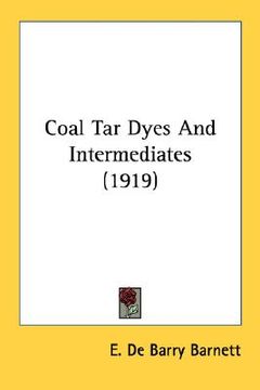 portada coal tar dyes and intermediates (1919) (en Inglés)