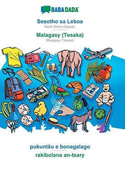 portada Babadada, Sesotho sa Leboa - Malagasy (Tesaka), Pukuntšu e Bonagalago - Rakibolana An-Tsary: North Sotho (Sepedi) - Malagasy (Tesaka), Visual Dictionary (en Sesotho)