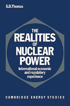 portada The Realities of Nuclear Power Paperback (Cambridge Energy and Environment Series) (in English)