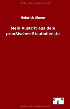 portada Mein Austritt aus dem preußischen Staatsdienste