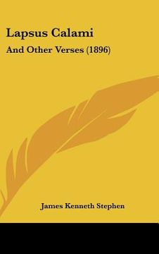 portada lapsus calami: and other verses (1896) (in English)
