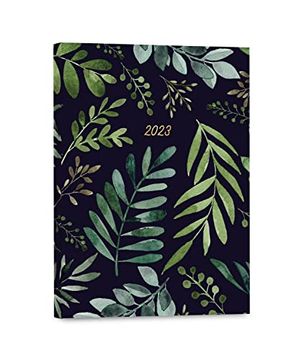 portada High Note 2023 Weekly & Monthly Softcover Planner, 17-Month Planner: August 2022 to Decemebr 2023, 5. 75" x 7. 5" - Greenery 